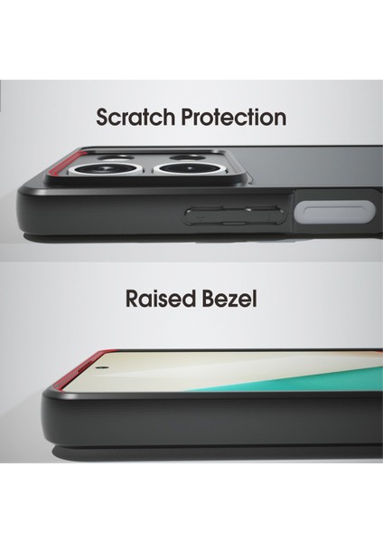 Xiaomi Redmi Note 13 Pro 4g Telefon Kılıfı Için Çift Katmanlı Tpu+Pc Kapak-Mat Siyah (Yurt Dışından) modelleri