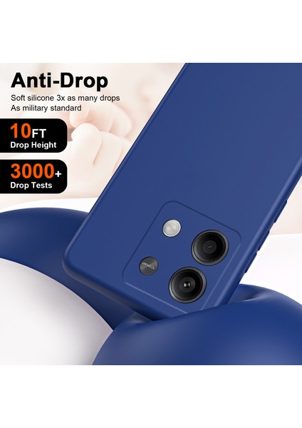 Xiaomi Redmi Note 13 5g Tpu Kılıf Için 2.2mm Ipeksi Dokunmatik Ince Telefon Kılıfı Yumuşak Astar-Mavi (Yurt Dışından) modelleri