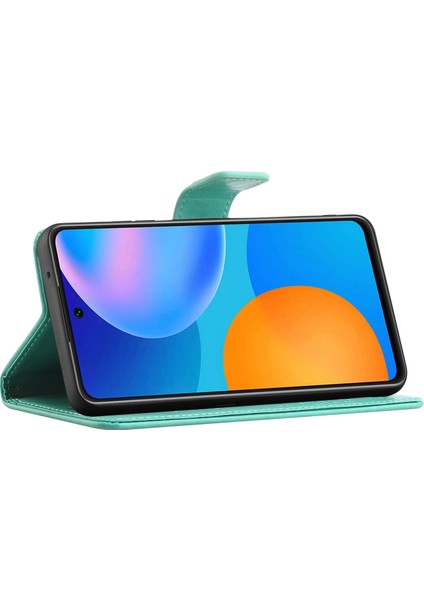 Xiaomi Redmi Note 13 Pro 5g Cep Telefonu Kılıfı Için Baskılı Düşme Önleyici Deri Cüzdan Kapağı-Cyan (Yurt Dışından) fiyatları