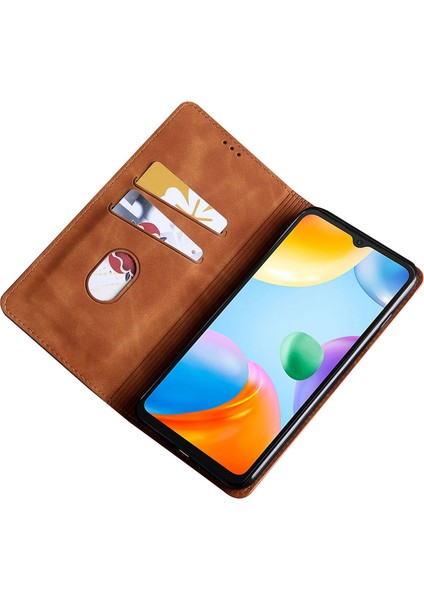 Xiaomi Redmi Note 13 5g Kılıf Pu Deri Kart Tutucu Skin-Touch Telefon Kapağı-Açık Kahverengi Için (Yurt Dışından) fiyatları