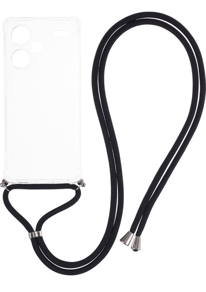 Xiaomi Redmi Note 13 Pro+ 5g Cep Telefonu Kılıfı Köşe Koruması Kordonlu Arka Kapak Için (Yurt Dışından)