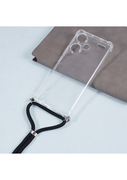 Xiaomi Redmi Note 13 Pro+ 5g Cep Telefonu Kılıfı Köşe Koruması Kordonlu Arka Kapak Için (Yurt Dışından) modelleri