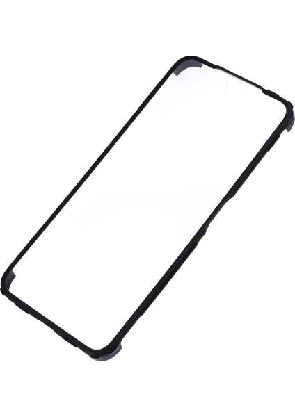 Xiaomi Redmi Note 12S 4g Kılıf Yumuşak Tpu + Sert Akrilik Hibrit Kapak Kapak, Pet Ekran Filmi-Siyah (Yurt Dışından)