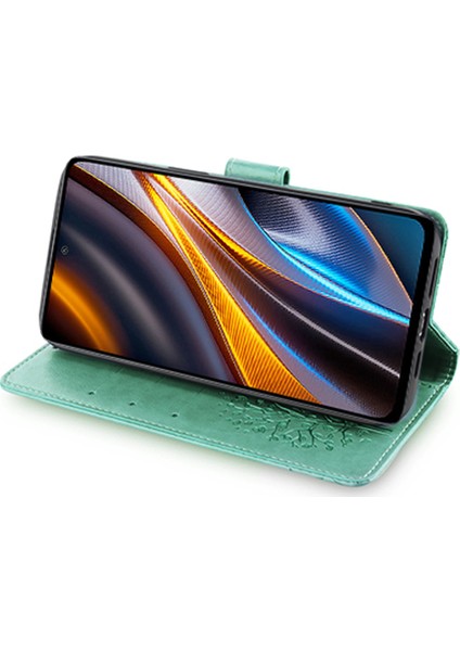 Xiaomi Redmi Note 11T Pro 5g Kılıf Anti-Damla Deri Telefon Kabuğu-Yeşil Için (Yurt Dışından) modelleri