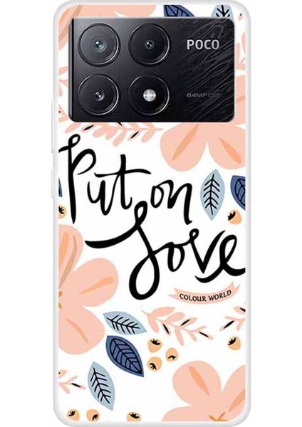 Xiaomi Poco X6 Pro 5g Kılıf Tpu Estetik Desenli Telefon Kılıfı-Put On Love (Yurt Dışından)
