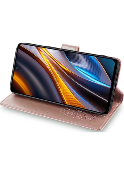 Xiaomi Redmi Note 11T Pro 5g Kılıf Anti-Damla Deri Telefon Kabuğu-Gül Altın Için (Yurt Dışından) modelleri