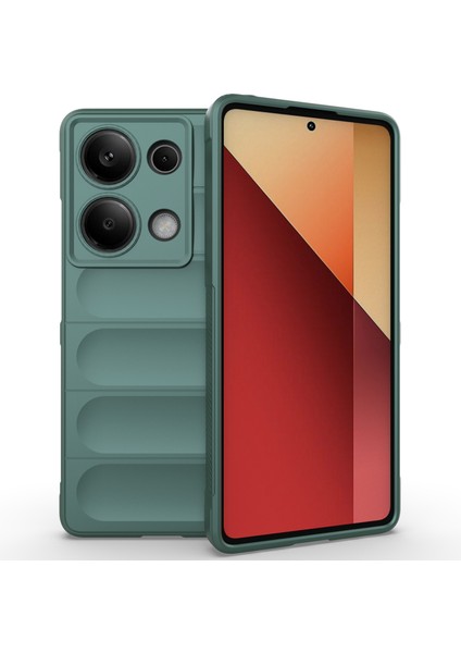 Xiaomi Redmi Note 13 Pro 4g Cep Telefonu Kılıfı Düşme Koruması Tpu Koruyucu Kapak-Yeşil (Yurt Dışından)