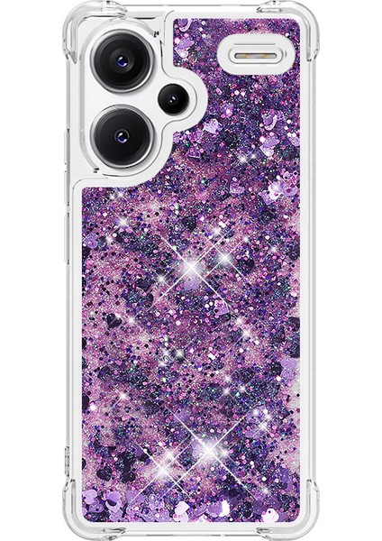 Xiaomi Redmi Note 13 Pro+ 5g Cep Telefonu Kılıfı Payetler Tpu Koruyucu Kapak-Koyu Mor/kalpler Için (Yurt Dışından) fiyatları