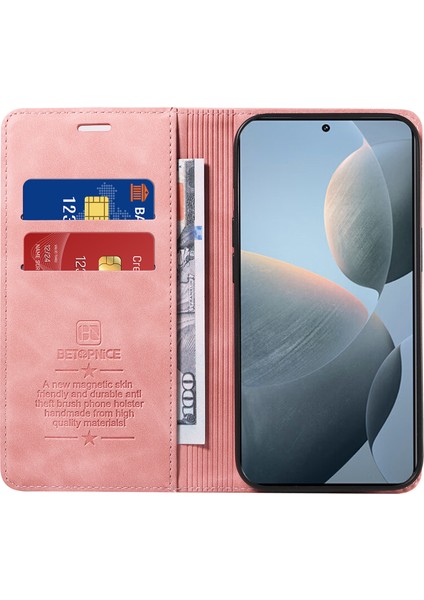 Xiaomi Redmi K70 5g Kılıf Rfıd Engelleme Cüzdan Telefon Koruyucu-Pembe (Yurt Dışından) fiyatları