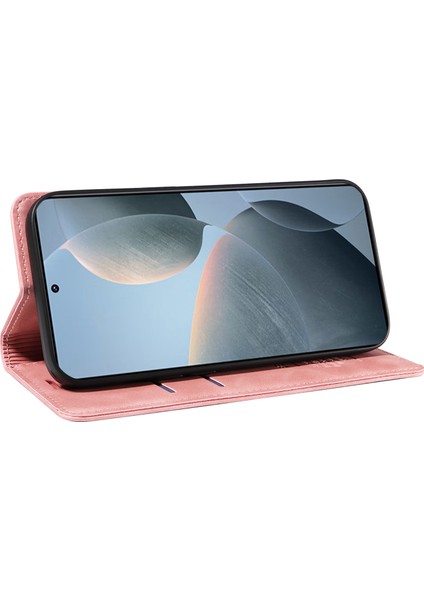 Xiaomi Redmi K70 5g Kılıf Rfıd Engelleme Cüzdan Telefon Koruyucu-Pembe (Yurt Dışından) modelleri