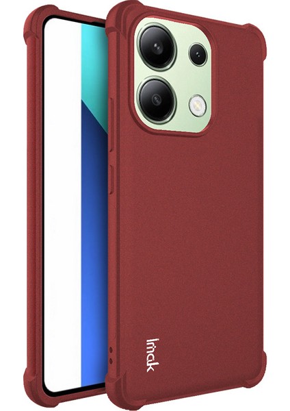 Xiaomi Redmi Note 13 4g Tpu Kılıf Güçlendirilmiş Köşeler Koruma Telefon Kapağı-Kırmızı (Yurt Dışından)