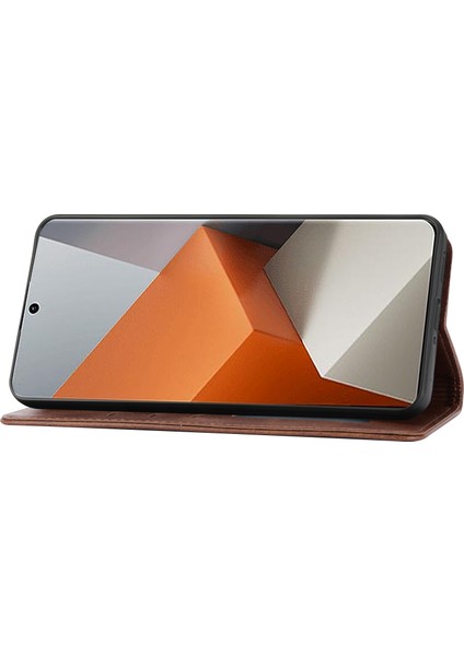 Xiaomi Redmi Note 13 Pro+ 5g Cüzdan Kılıfı Mutlu Kedi Desenli Darbeye Dayanıklı Flip Telefon Kapağı-Mavi-Kahverengi (Yurt Dışından) modelleri