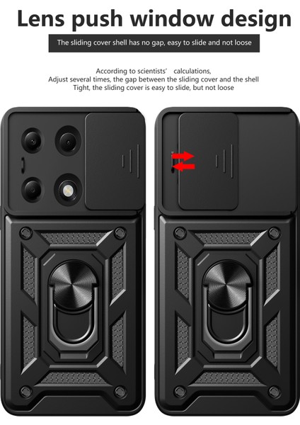Xiaomi Redmi Için Not 13 Pro 4g Telefon Kılıfı Slayt Lens Koruma Darbeye Dayanıklı Pc + Tpu Kabuk-Gül Altın (Yurt Dışından) modelleri