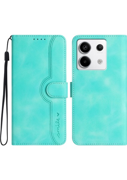 Xiaomi Redmi Note 13 Pro 5g Standlı Kılıf Baskılı Deri Cüzdan Telefon Kapağı-Bebek Mavisi Için (Yurt Dışından)