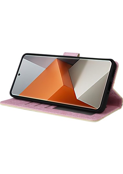 Xiaomi Redmi Note 13 Pro+ 5g Kılıf Deri Lake Telefon Kapağı Rfıd Engelleme-Sarı Papatya (Yurt Dışından) modelleri