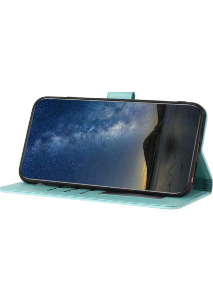 Xiaomi Redmi Note 13 Pro 4g Cüzdan Telefon Kılıfı Anti-Drop Deri Folyo Flip Case-Bebek Mavisi Için (Yurt Dışından) modelleri