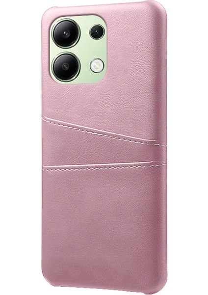 Xiaomi Redmi Note 13 4g Telefon Kılıfı Kart Tutuculu Çizilmez Darbeye Dayanıklı Kapak-Gül Altın (Yurt Dışından)