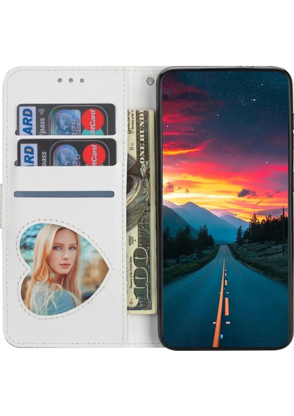Xiaomi Redmi Note 13 Pro 5g Kılıf Cüzdan-Gümüş ile Parıltılı Fermuar Deri Kapak (Yurt Dışından)
