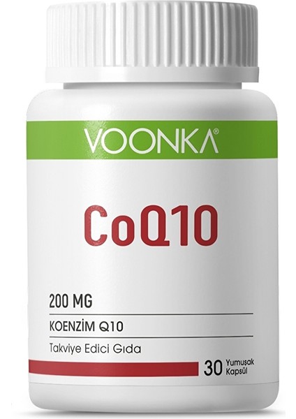 COQ10 200 mg 30 Kapsül