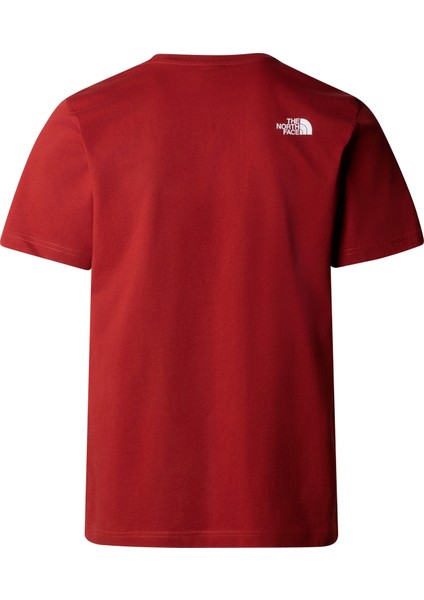 The North Face M S/s Easy Tee Erkek Kırmızı Giyimtshirt NF0A87N5POJ1