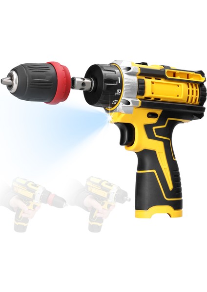 12 V 2'si 1 Arada Lityum Matkap Elektrikli Tornavida (Yurt Dışından)