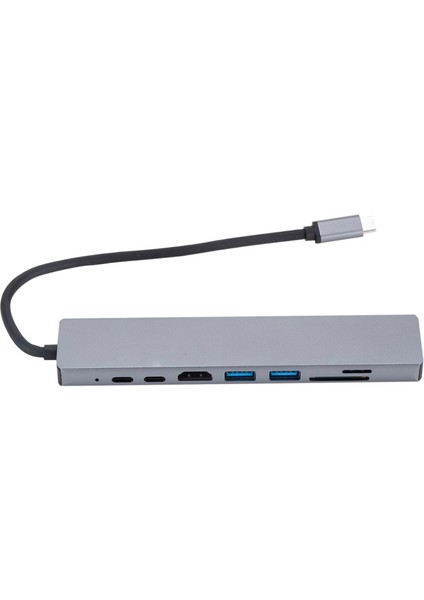 8-In-1 USB C Hub Type-C Hub Adaptörü 4K Hd RJ45 Ethernet (Yurt Dışından)