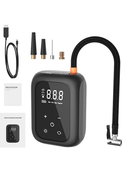 Araba Kablosuz Hava Pompası 150PSI Çok Fonksiyonlu (Yurt Dışından)