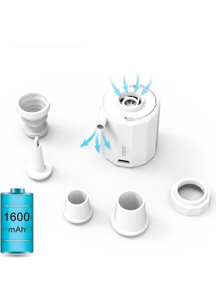 Çok Fonksiyonlu Taşınabilir Akülü Elektrikli Şişirme (Yurt Dışından) fiyatları