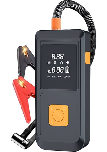 Hava Kompresörlü Jump Starter 1000A Tepeler Otomobil (Yurt Dışından)