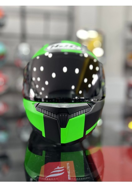 C10 Kask Tez MC4HSF Siyah Kırmızı Kask