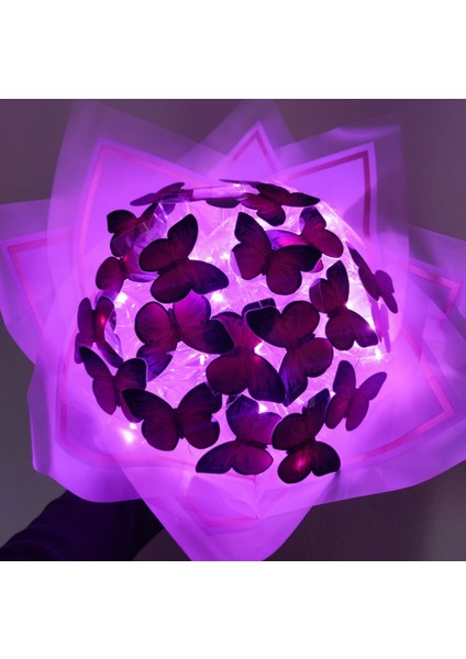 LED Işıklı Kelebek Buketi fiyatları