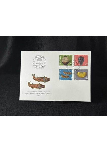 Isviçre Ilk Gün Zarfı Schweiz Pro Patria 1973 996/99 Archäolog. Funde Als Fdc Isviçre Ilk Gün Zarfı Schweiz Pro Patria 1973 996/99 Archäolog. Funde Als Fdc Isviçre Ilk Gün Zarfı 1973 996/99 Fdc