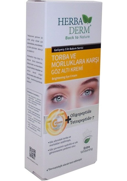 LISINYA214 Torba ve Morluklara Karşı Göz Altı Bakım Kremi 15 ml