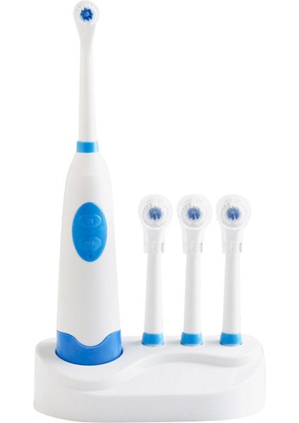 G-08 Dönen Başlıklı Pilli Otomatik Diş Fırçası (3 Adet Yedek Başlık)