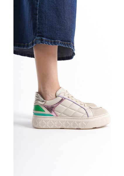 Kadın Deri Spor Ayakkabı & Sneaker Bej -MCRGN6062-BJ fiyatları