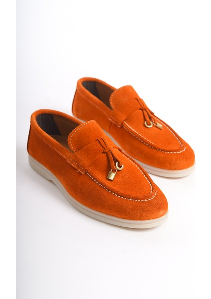 Kadın Süet Loafer & Babet Oranj -MCKRY1410-ORJ indirimleri