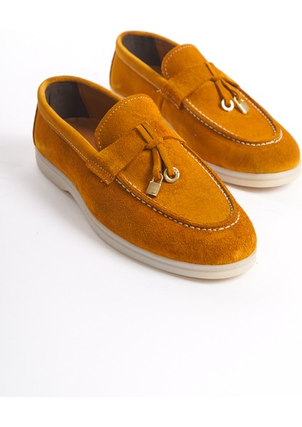 Kadın Süet Loafer & Babet Hardal -MCKRY1410-HRD fiyatları