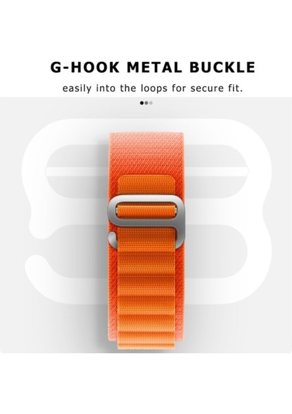 Amazfit Gtr3-Gtr3 Pro Gtr2 GTR2E Gtr 47 mm Uyumlu Kordon Alpine Loop Bez Kordon 22MM