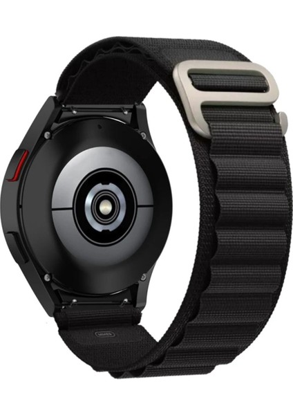 Xiaomi Mi Watch Yuvarlak Kasa Uyumlu 22MM Uyumlu Kordon Alpine Loop Bez Kordon 22MM