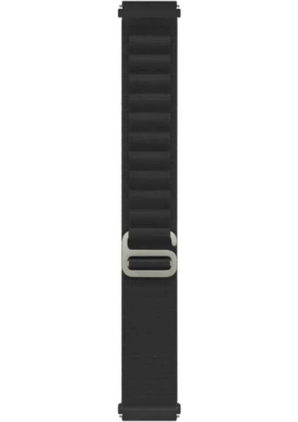 Xiaomi Mi Watch Yuvarlak Kasa Uyumlu 22MM Uyumlu Kordon Alpine Loop Bez Kordon 22MM