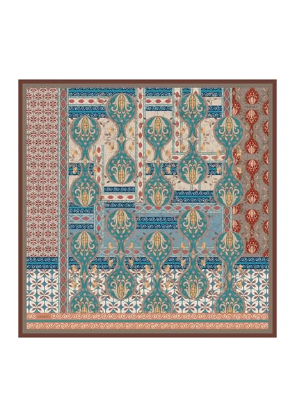 Sura Ipek Eşarp Turuncu, Mercan, Vizon 7932-S09 modelleri
