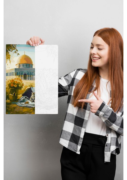 Picasso Sayılarla Boyama Tuval Hobi Seti Kudüs'te Bahar fiyatları