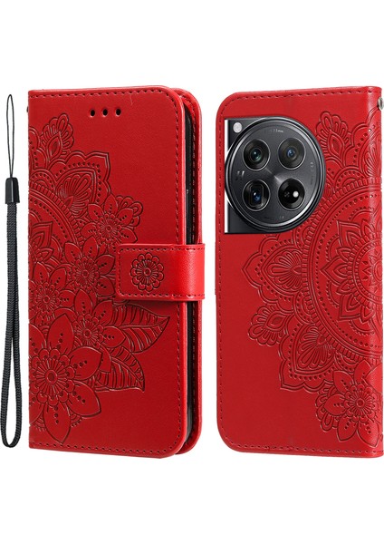 Oneplus 12 5g Pu Deri Telefon Standı Kapağı (Yurt Dışından)