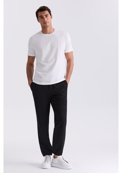 Ekru Slim Fit Bisiklet Yaka T-Shirt fiyatları