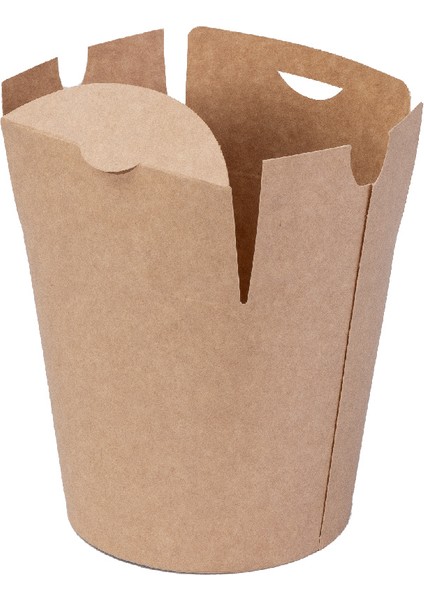 Karton Noodle ve Döner Box Kraft 26 Oz - 100 Adet