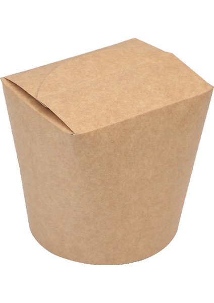 Karton Noodle ve Döner Box Kraft 26 Oz - 100 Adet