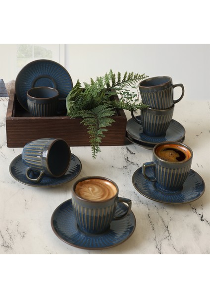 Shabby Kahve Takımı 12 Parça 6 Kişilik Q15
