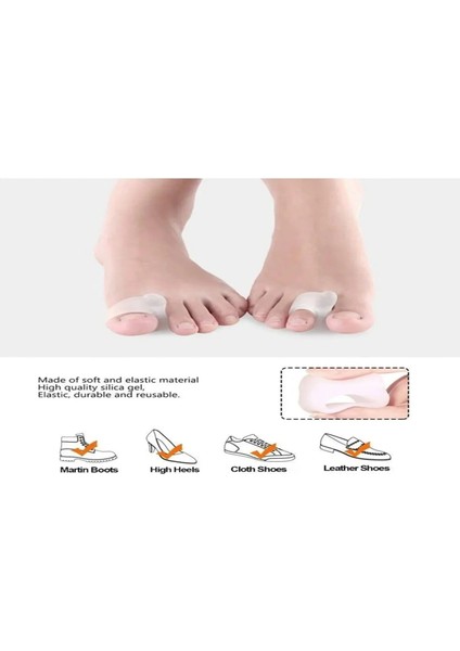 Yüzüklü Ayak Parmak Ayırıcı Makara Silikon fırsatları