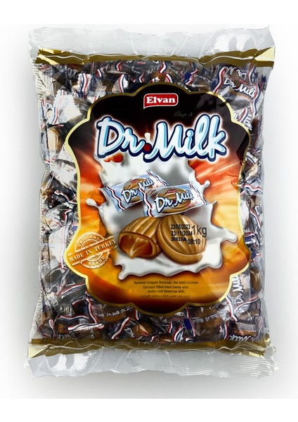 Dr. Milk Karamelli Şeker 1000 Gr. (1 Poşet)