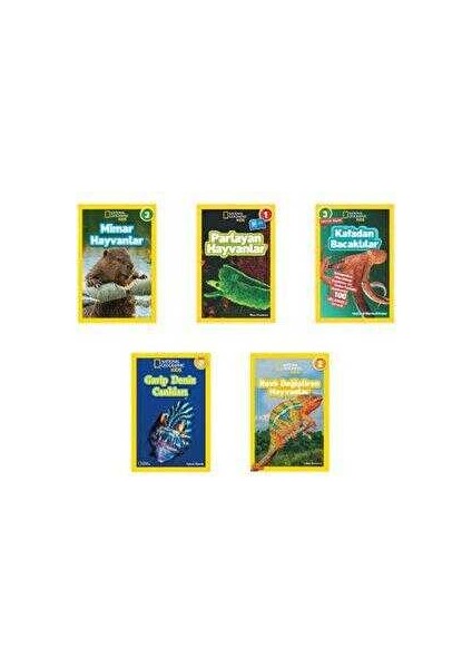 National Geographic Kids Olağanüstü Hayvanlar Seti 5 Kitap - Melissa Stewart